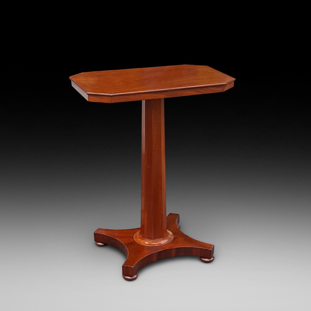 Early Victorian Rectangular Mahogany Side Table