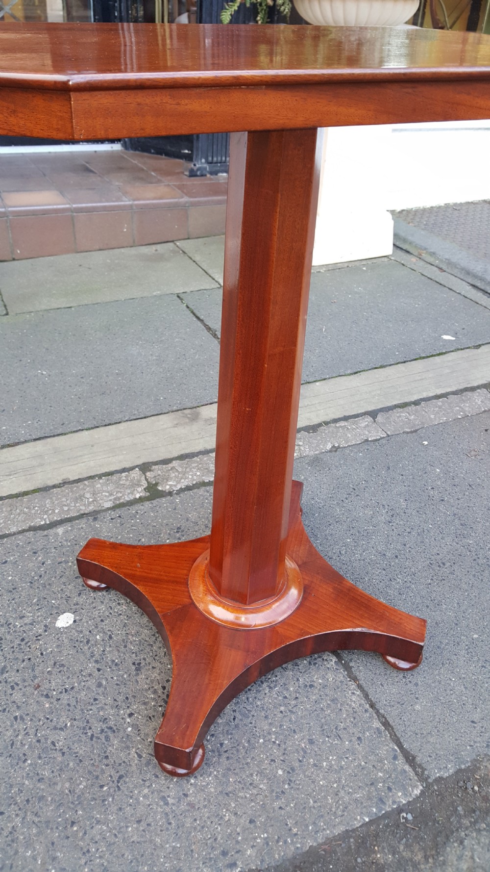 Early Victorian Rectangular Mahogany Side Table View II