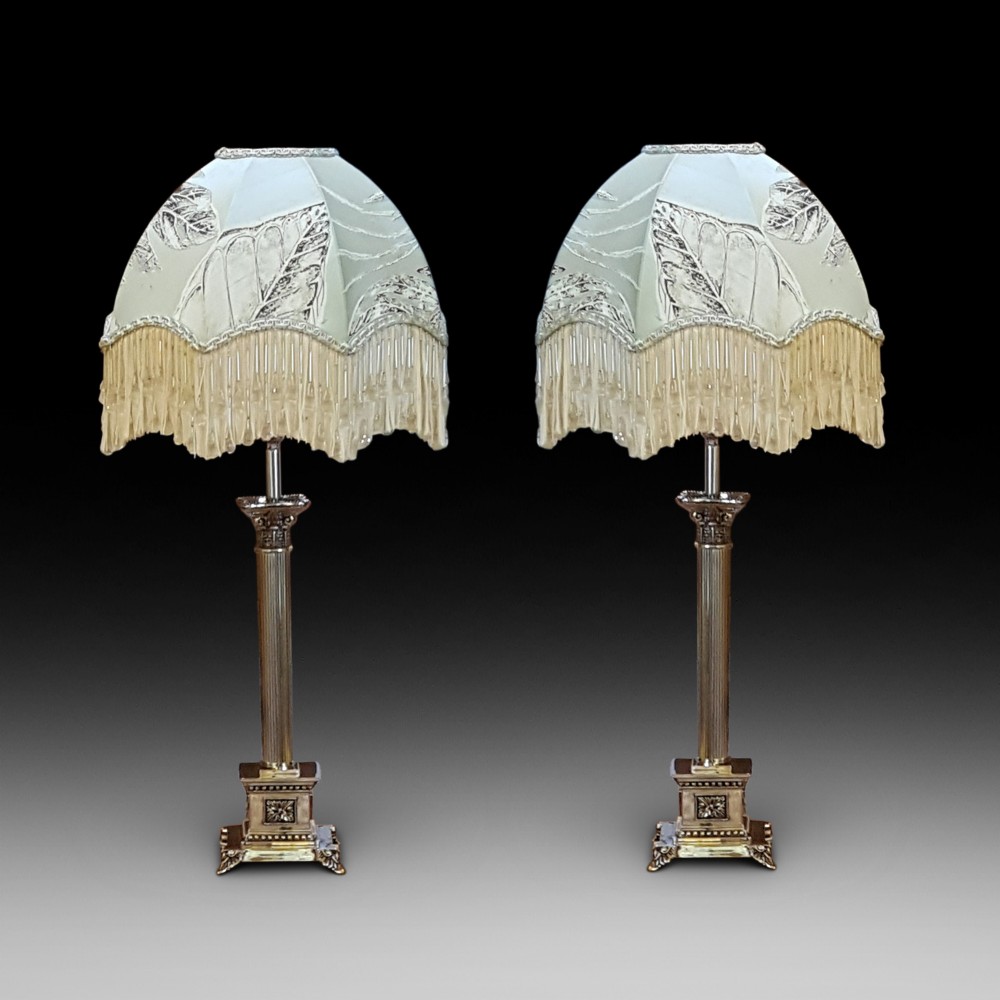 Pair of Early 20thC Silver Plate Candlesticks