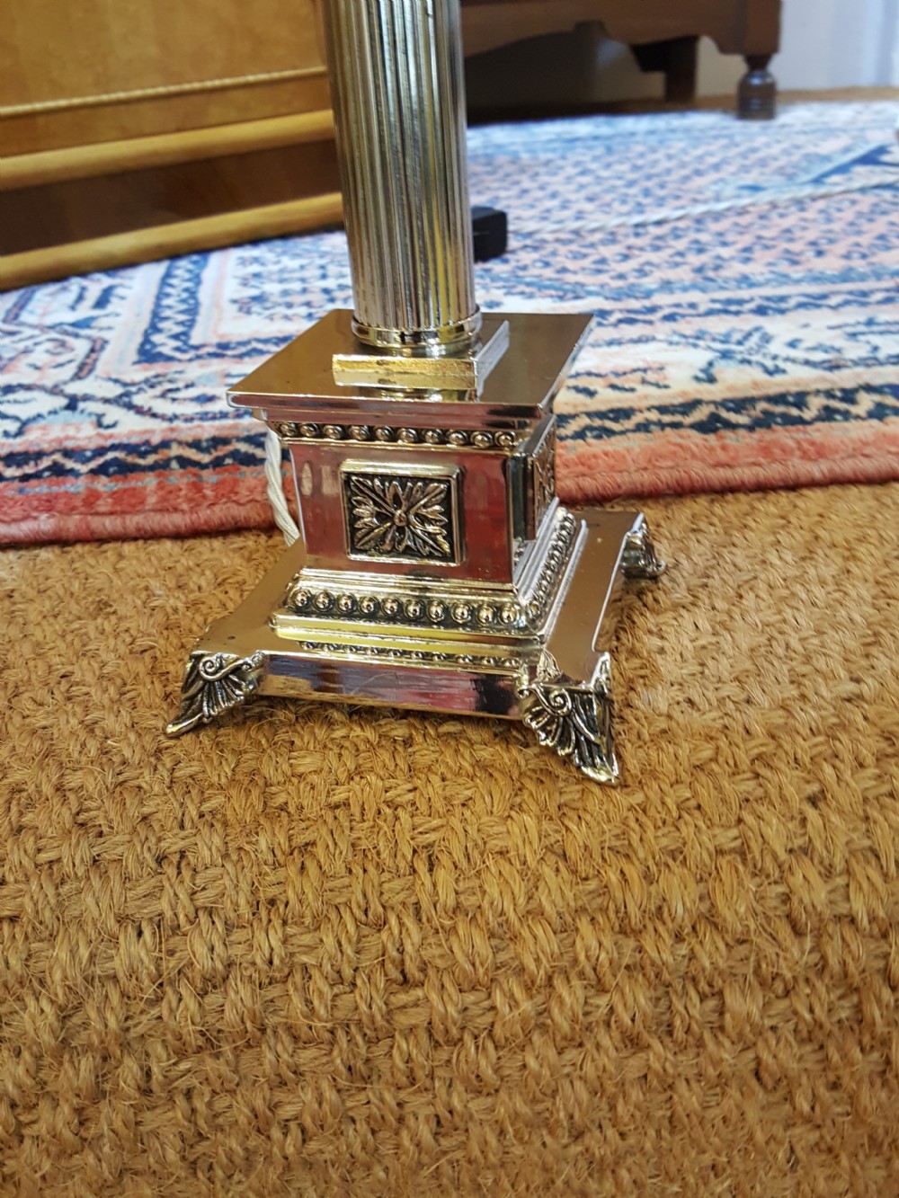 Pair of Early 20thC Silver Plate Candlesticks View II