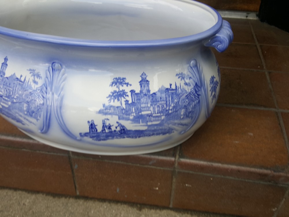 Victorian Staffordshire Planter View IV
