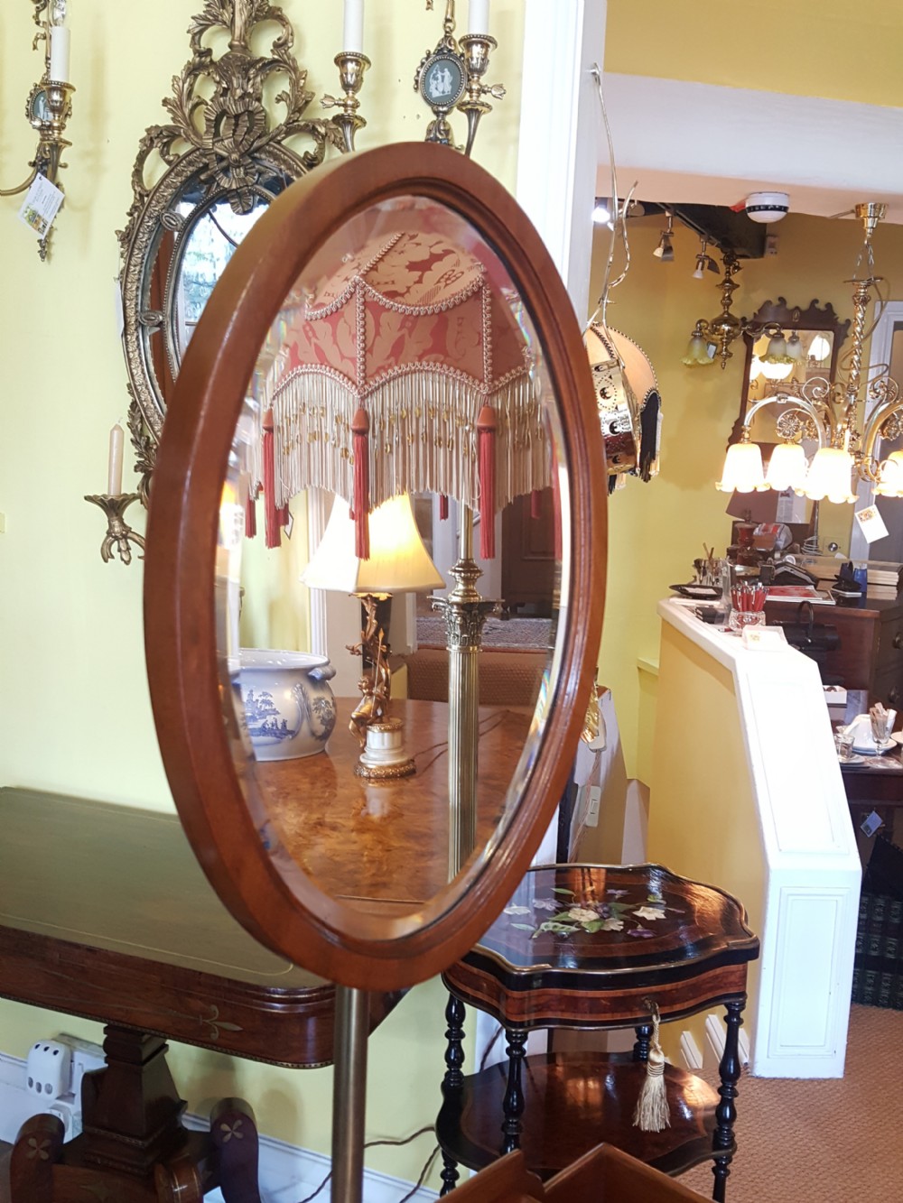 Edwardian Mahogany Shaving Stand  View VII