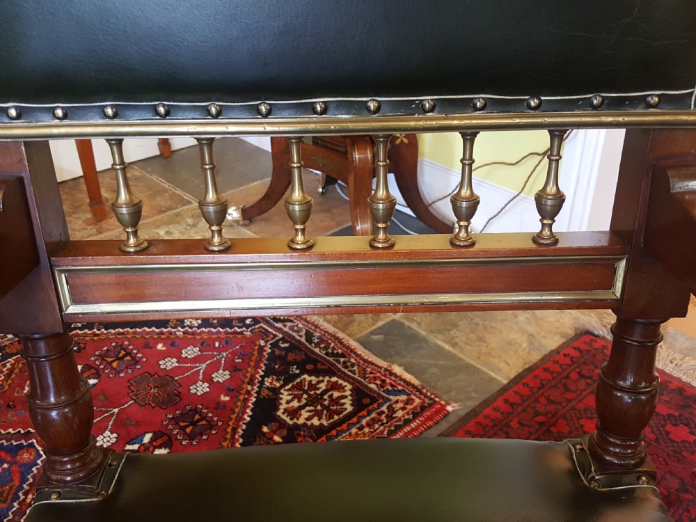French Mahogany Desk Chair View VIII