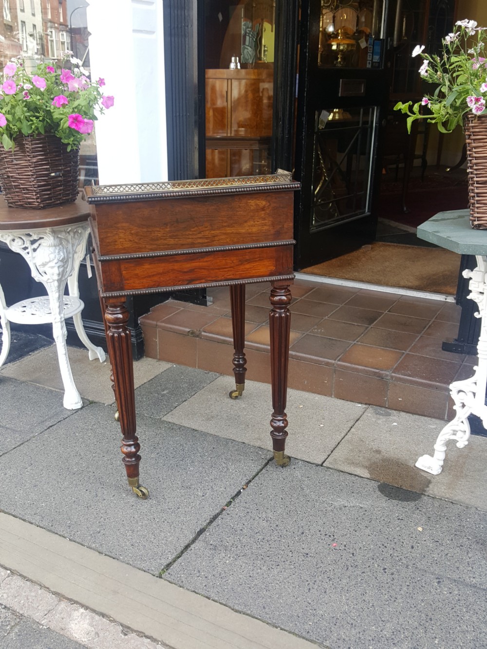 Gillows Early Victorian Rosewood Writing Table View V