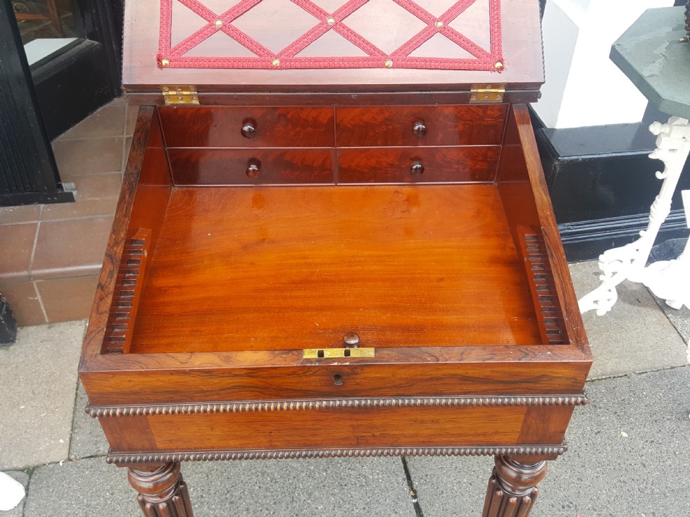 Gillows Early Victorian Rosewood Writing Table View VI