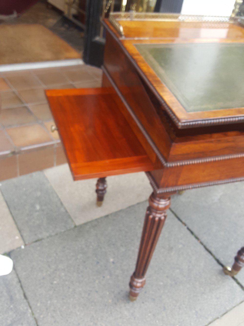 Gillows Early Victorian Rosewood Writing Table View IX