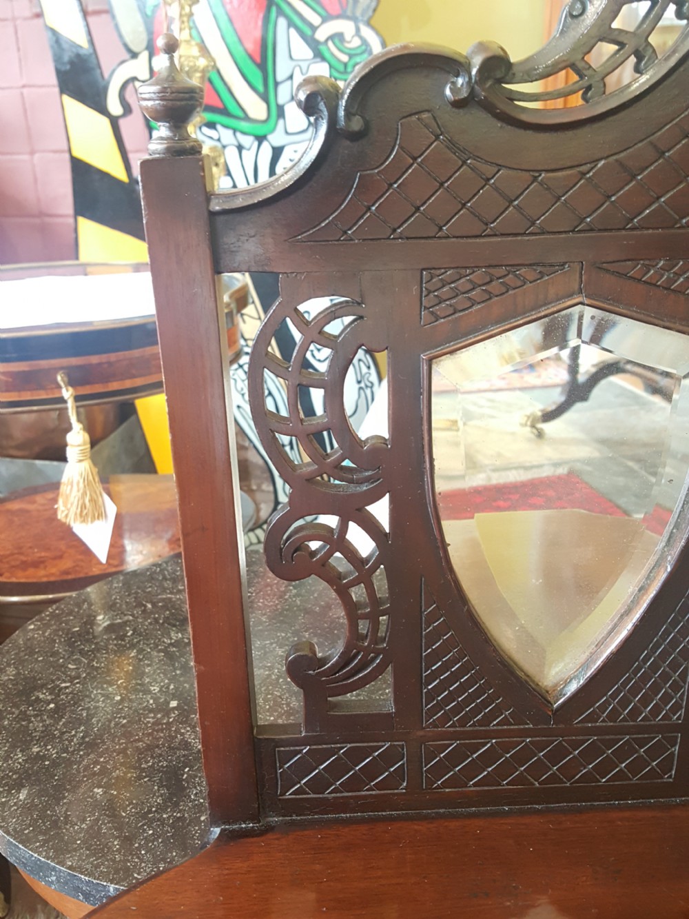 Pair of Late Victorian Mahogany Bedside Tables View IV