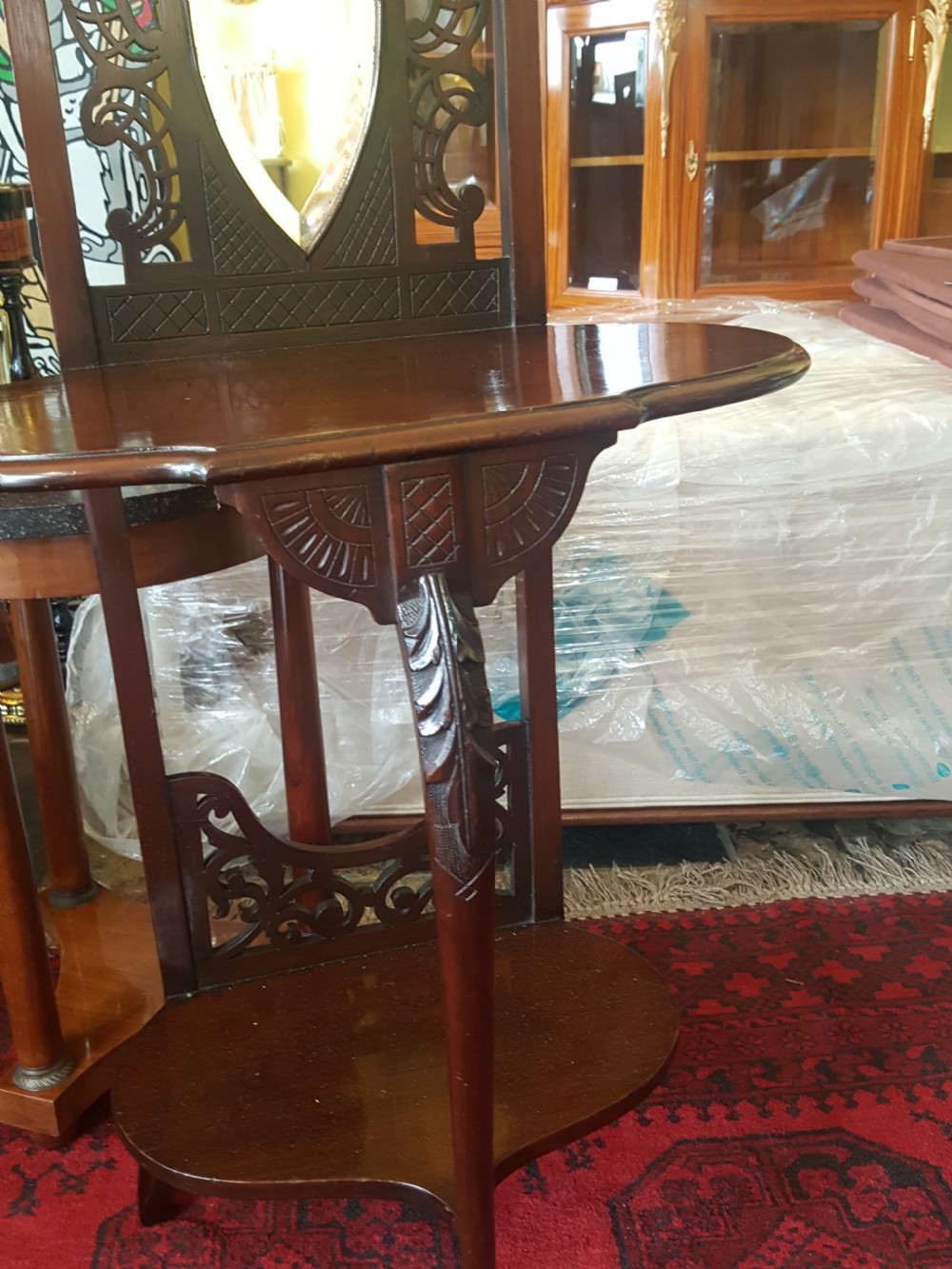 Pair of Late Victorian Mahogany Bedside Tables View VI
