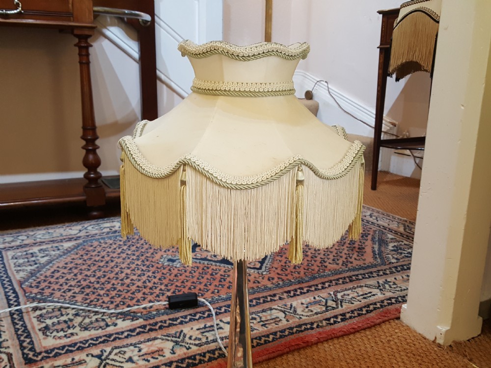 Early 20thC Silver Plate Table Lamp View II