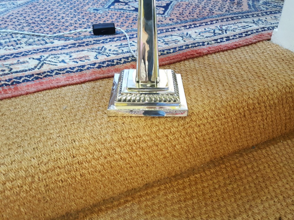 Early 20thC Silver Plate Table Lamp View V