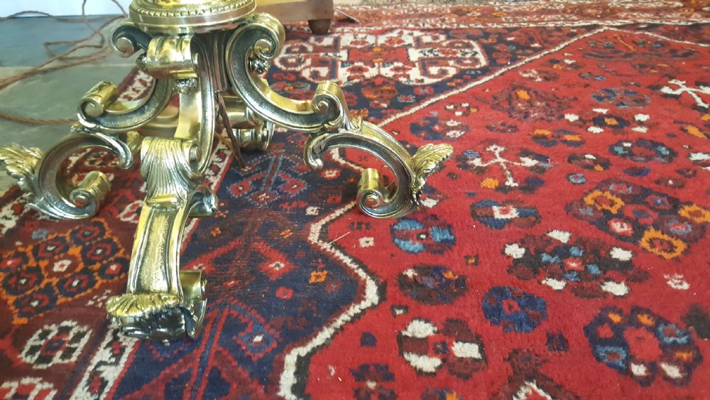 1920's Brass Standard Lamp View VI