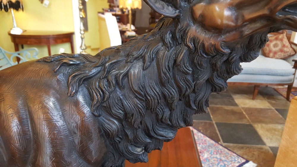 Late Victorian Bronze Figure of an Elk View III