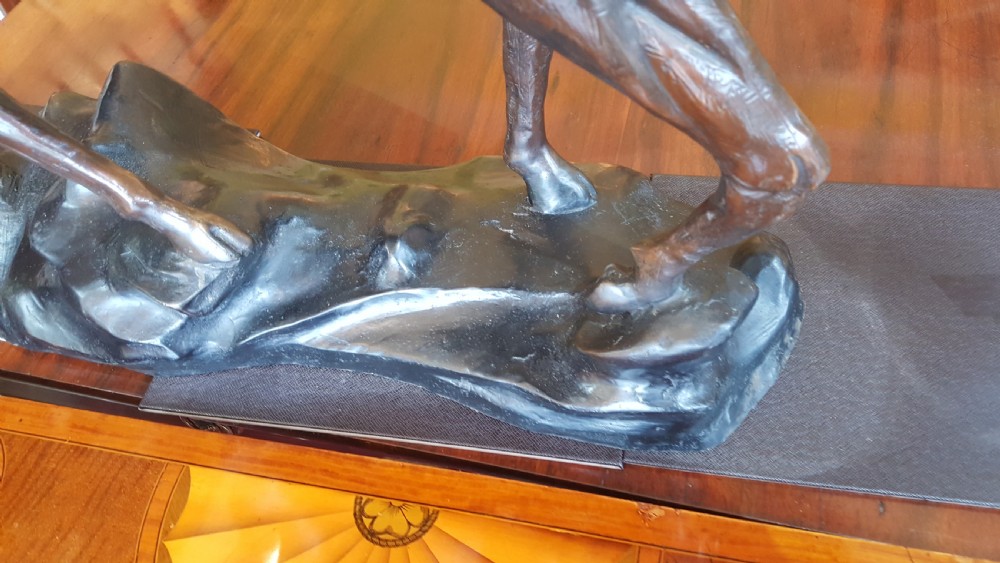 Late Victorian Bronze Figure of an Elk View VI