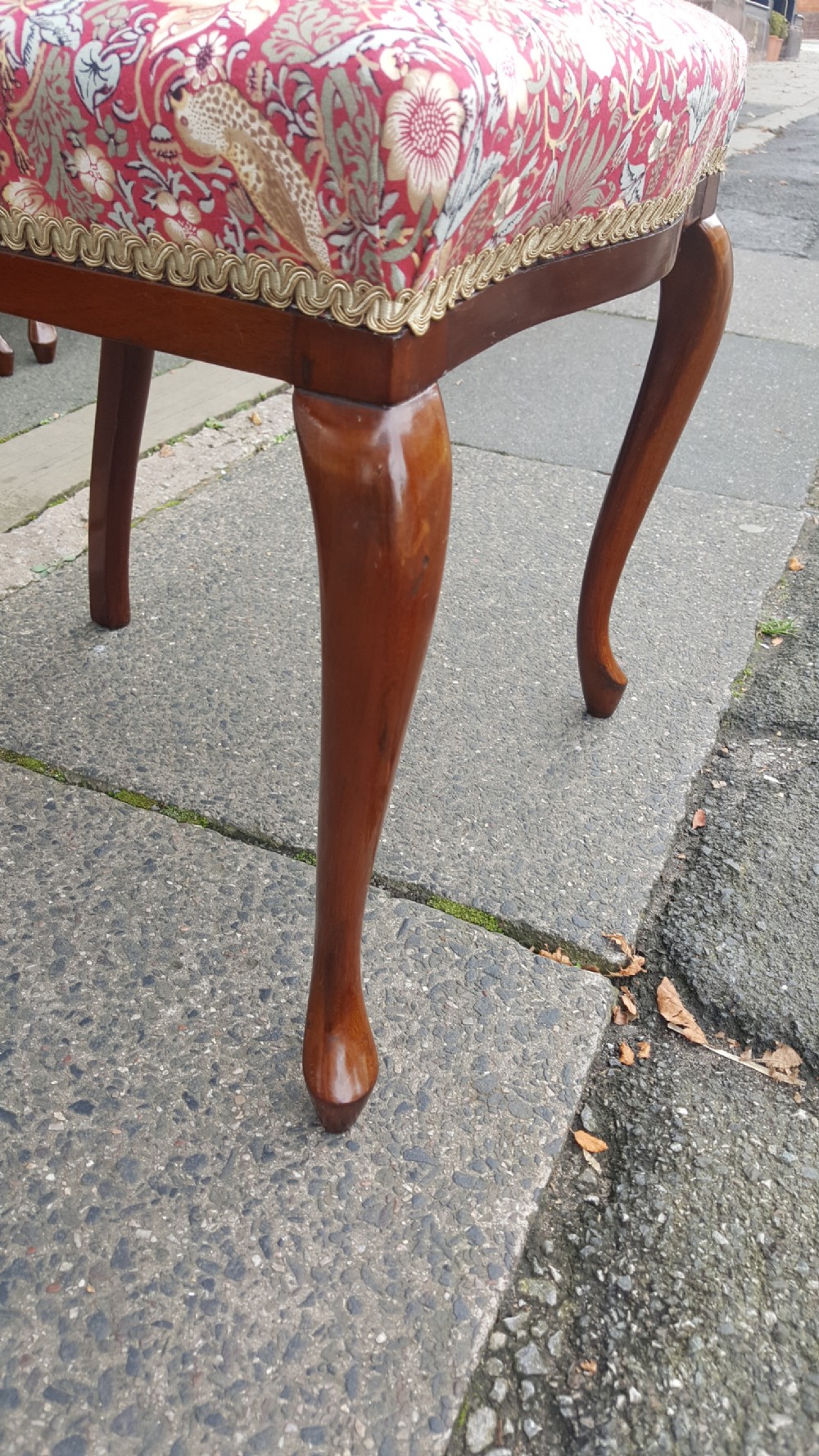 Set of four late Victorian salon chairs View VI