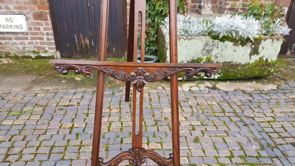  Victorian carved mahogany artist's easel View III