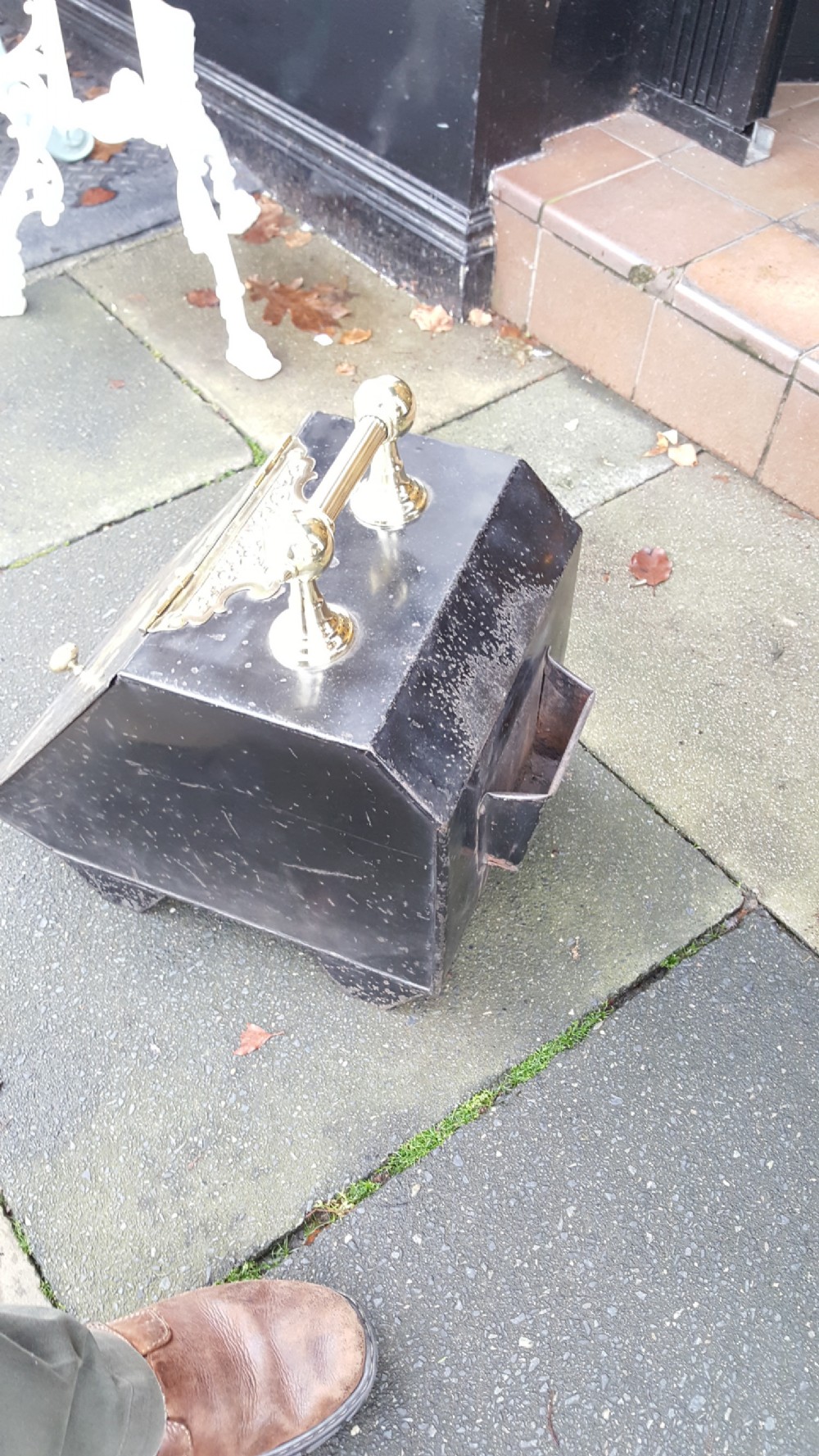 Victorian Toleware Coal Scuttle View IV