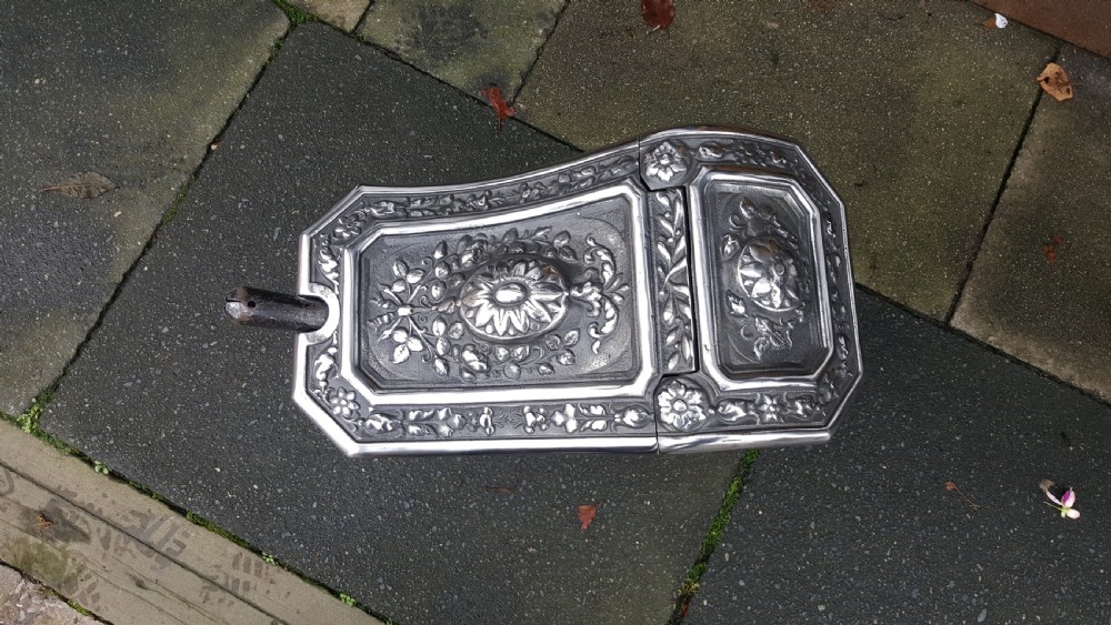 19th Century Cast Iron Coal Scuttle