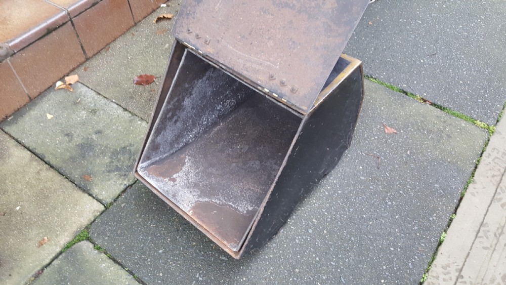 Victorian Toleware and Brass Coal Scuttle View V