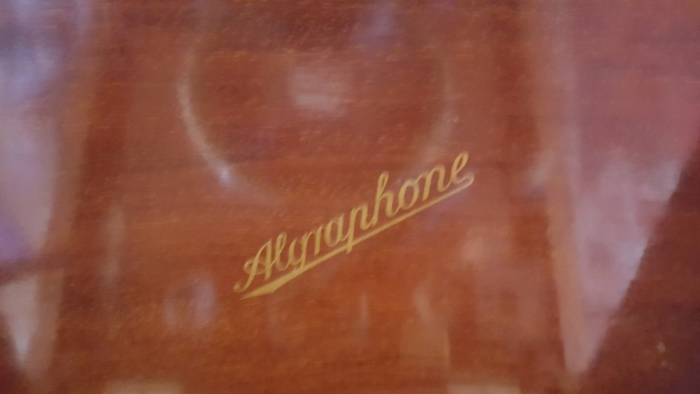 Grahams Gramophone in Sheraton Style Mahogany Cabinet View III