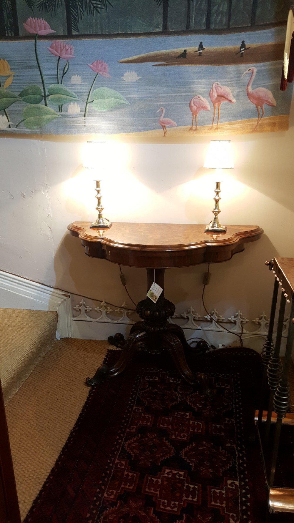 Pair of Edwardian Brass Candlesticks View IV