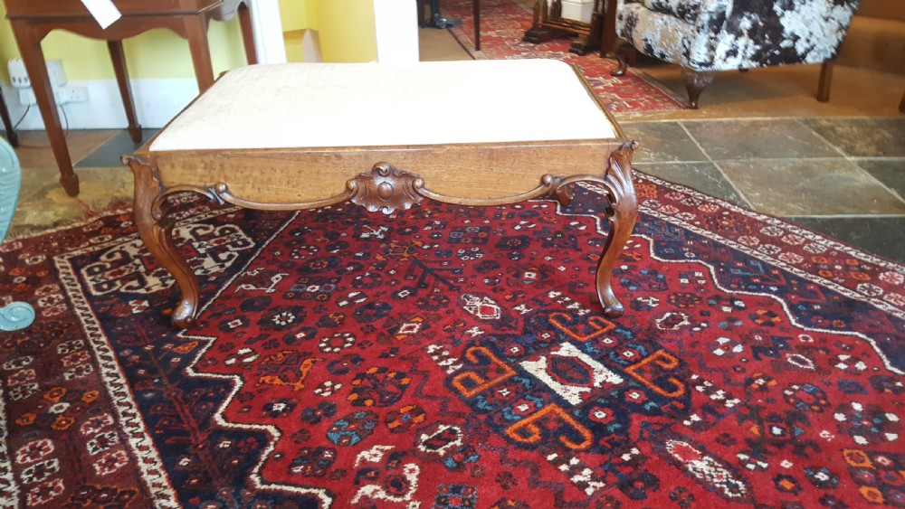 Victorian Mahogany Stool View II