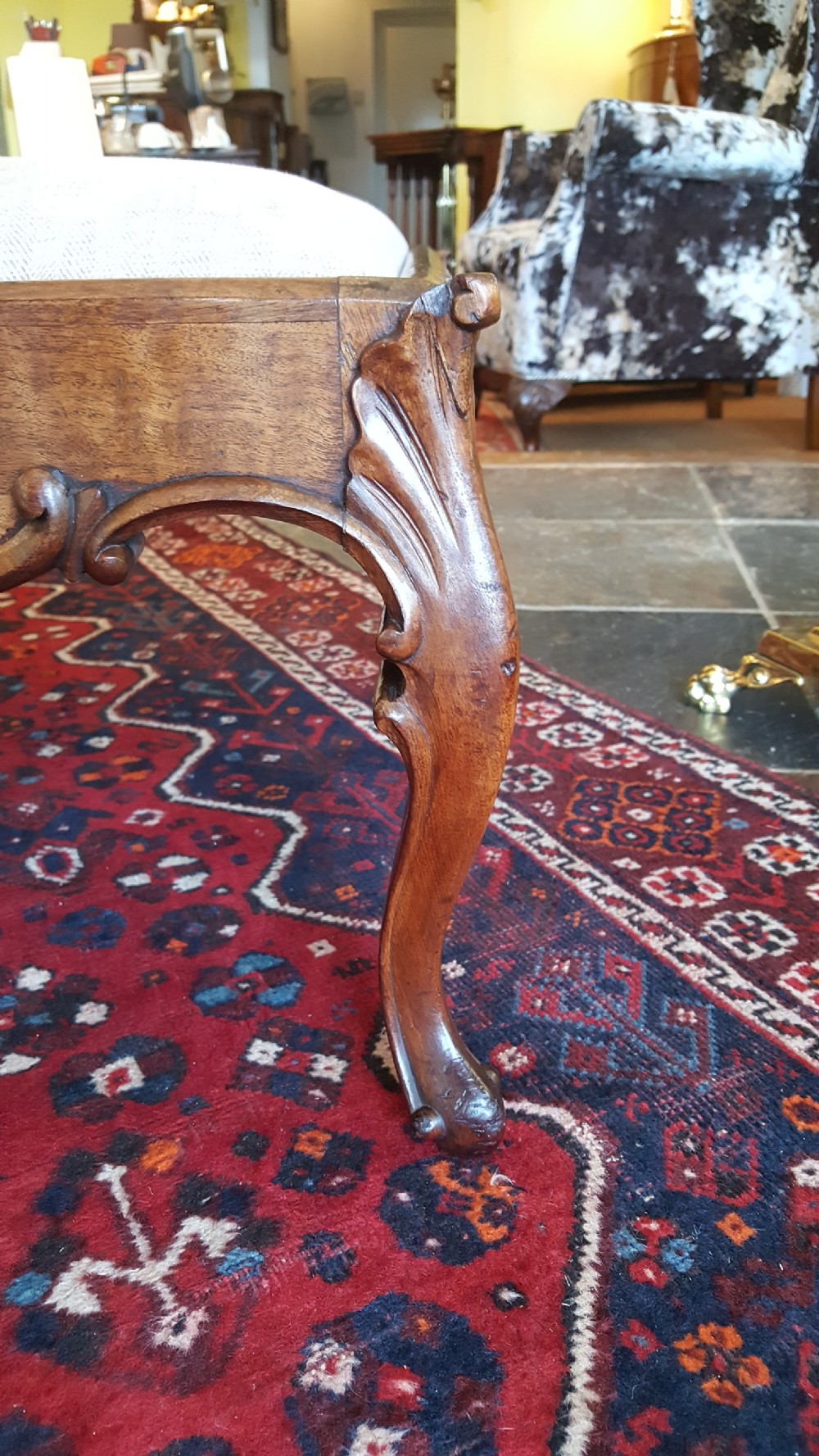 Victorian Mahogany Stool View V