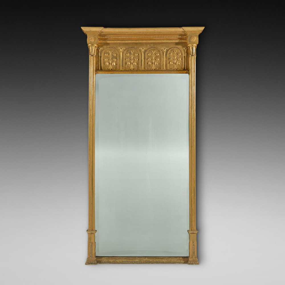 Regency Period Giltwood Pier Mirror 