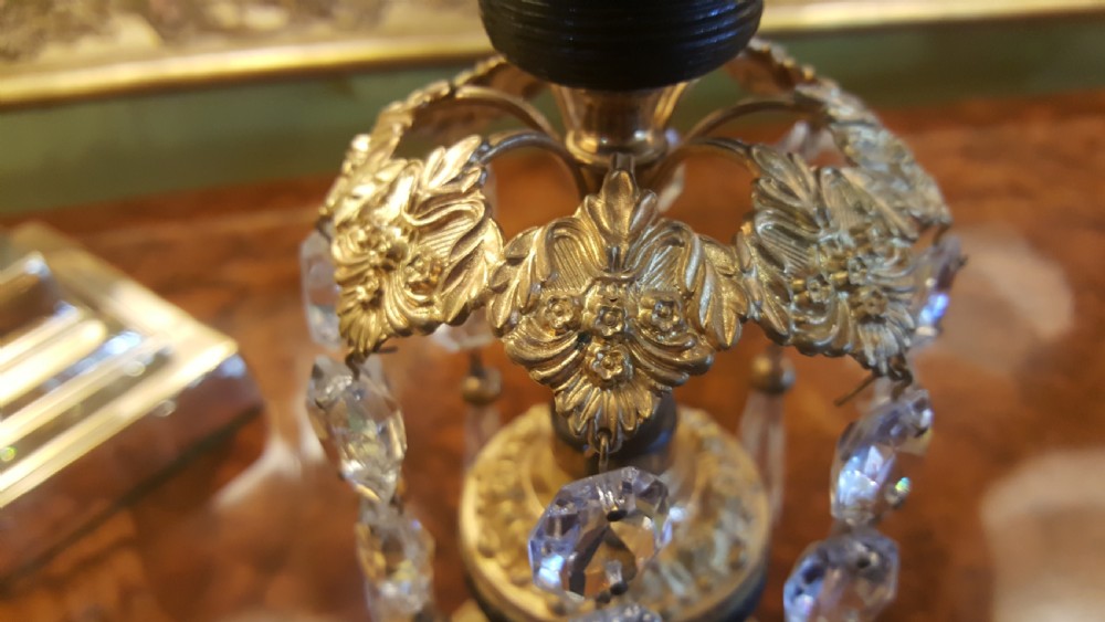 Pair of Regency Bronze Lustres View VI