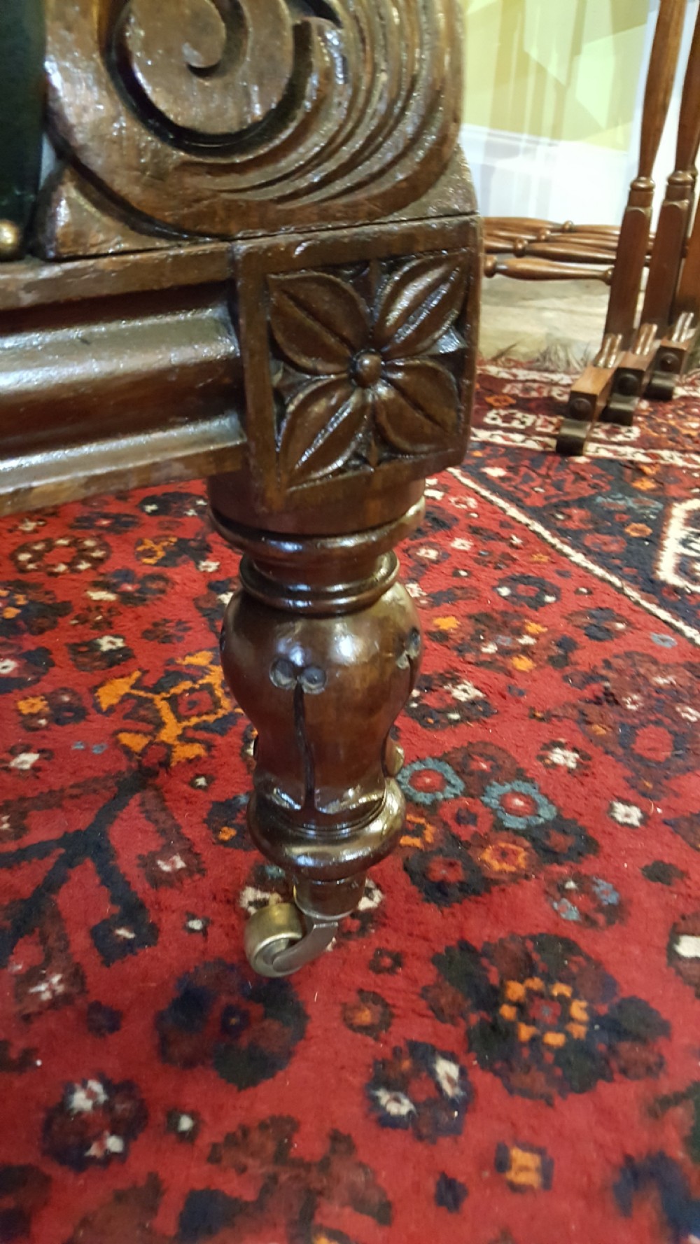 Early Victorian Mahogany Framed Armchair View VII