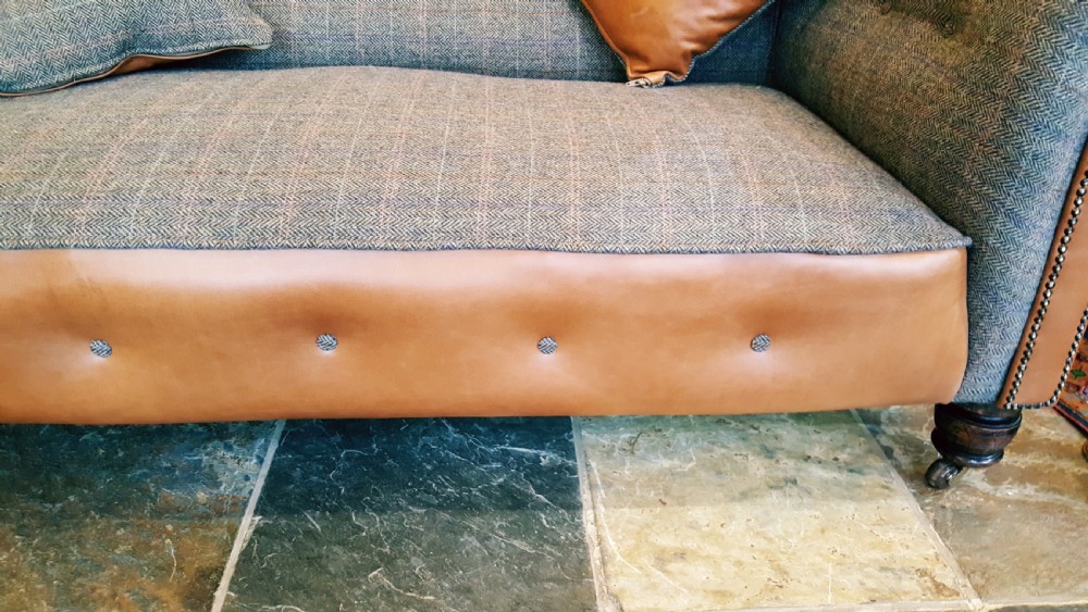Victorian Chesterfield Style Sofa Settee View VI