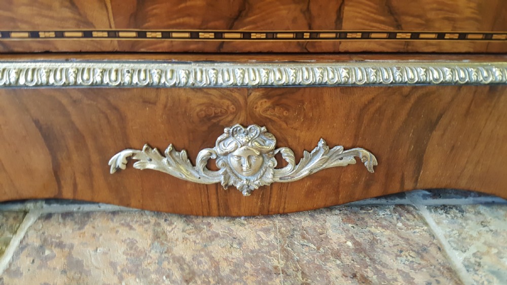 xhibition Quality Victorian Burr Walnut Credenza View III