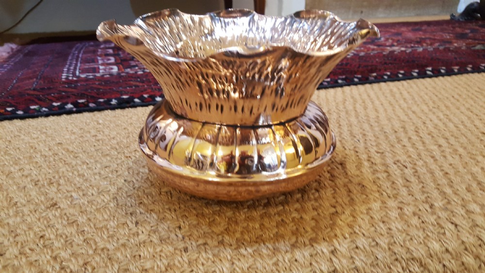 Art Nouveau Copper Planter View III
