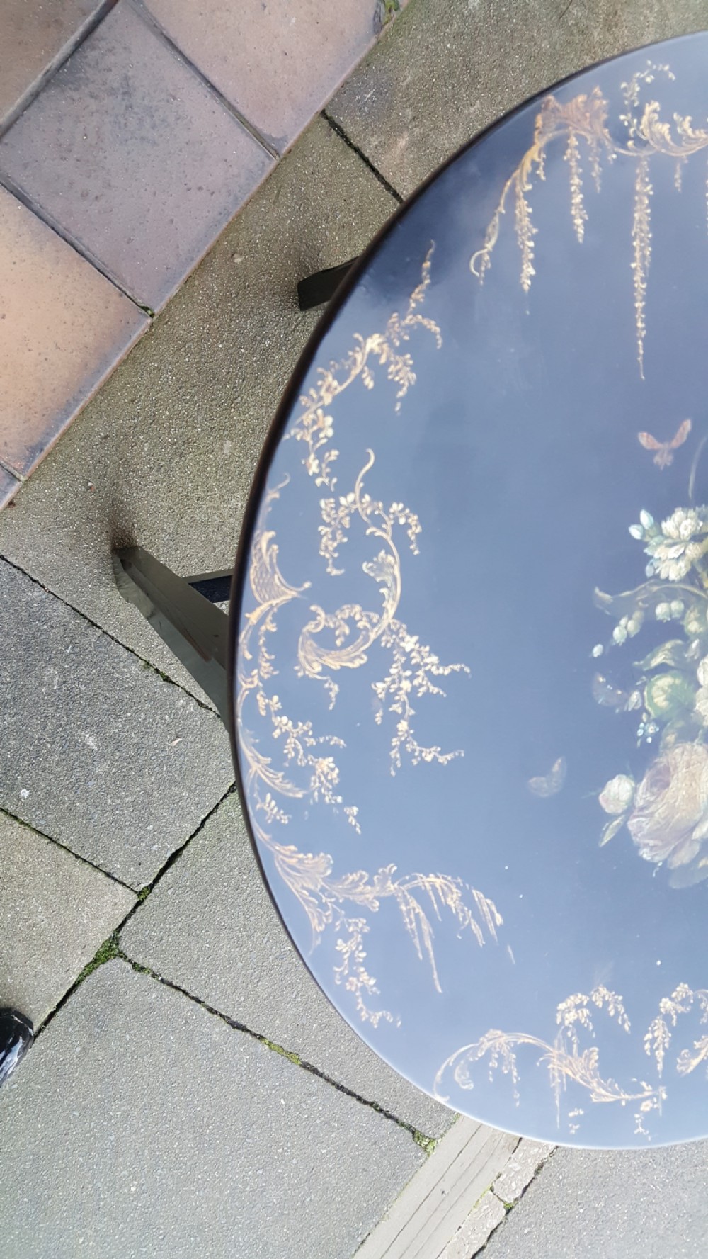  Victorian lacquered side table View IV