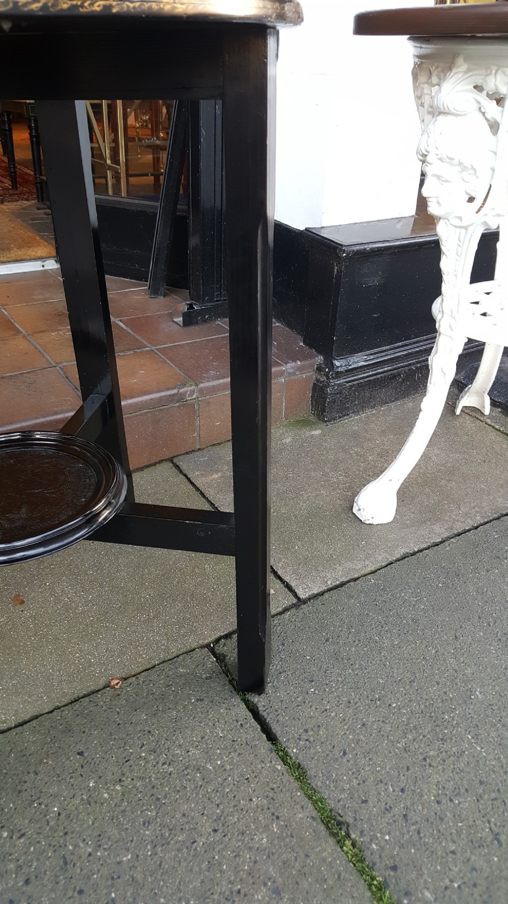  Victorian lacquered side table View V