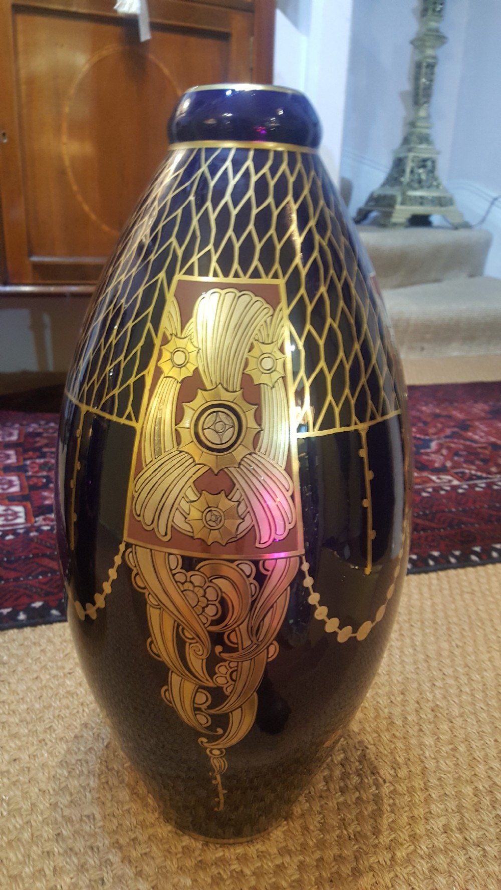 Pair of Art Deco Vases by Pinon-Heuzé View II