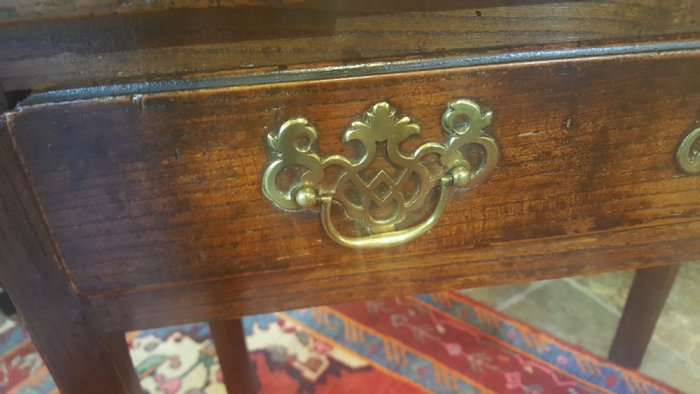 18thC Country Oak Lowboy View IV