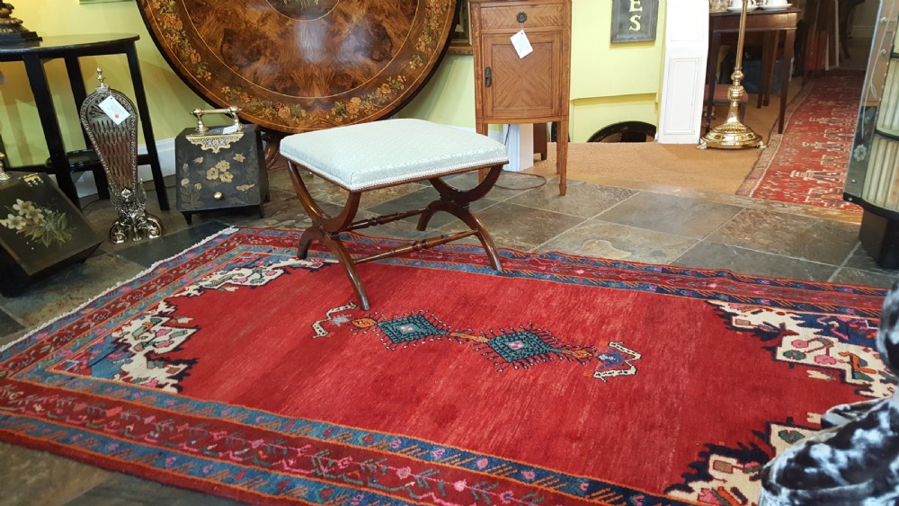 Regency Rosewood X-Stretchered Stool View II