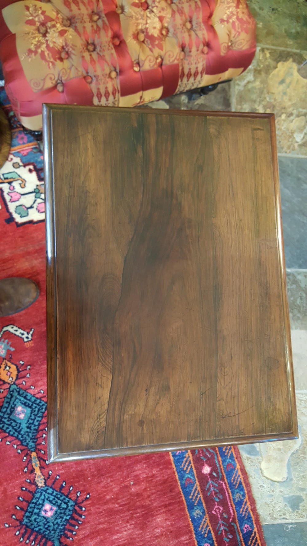 Late Regency Rosewood Teapoy View II