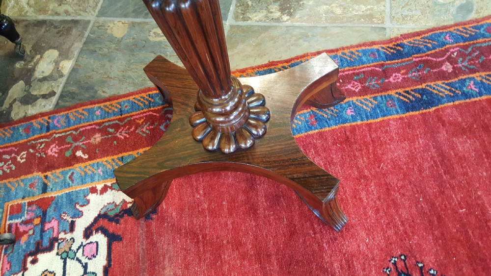 Late Regency Rosewood Teapoy View VII