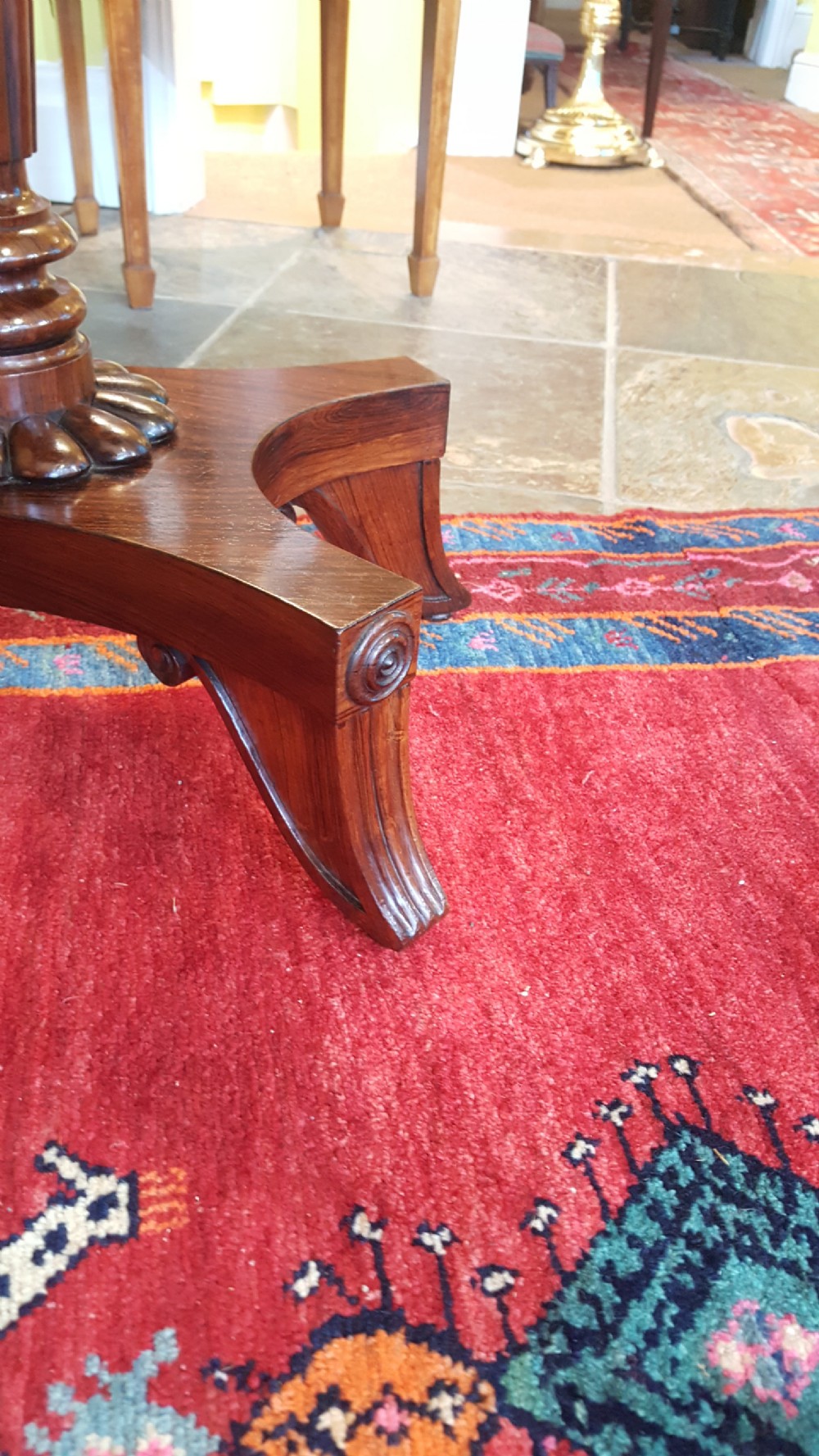 Late Regency Rosewood Teapoy View VIII