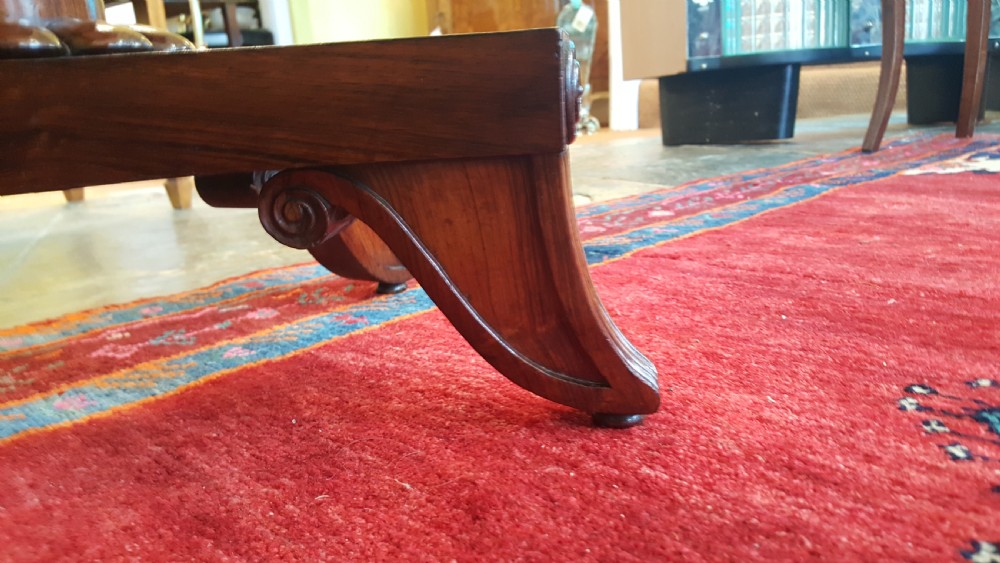 Late Regency Rosewood Teapoy View IX