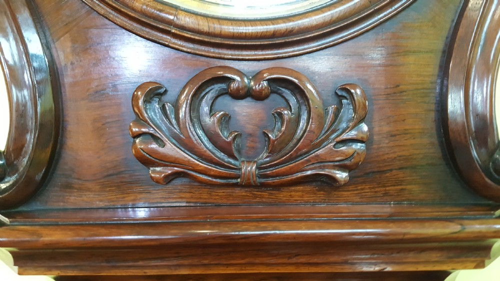 Late Regency Rosewood Longcase Clock by D.Duff of Paisley  View IV