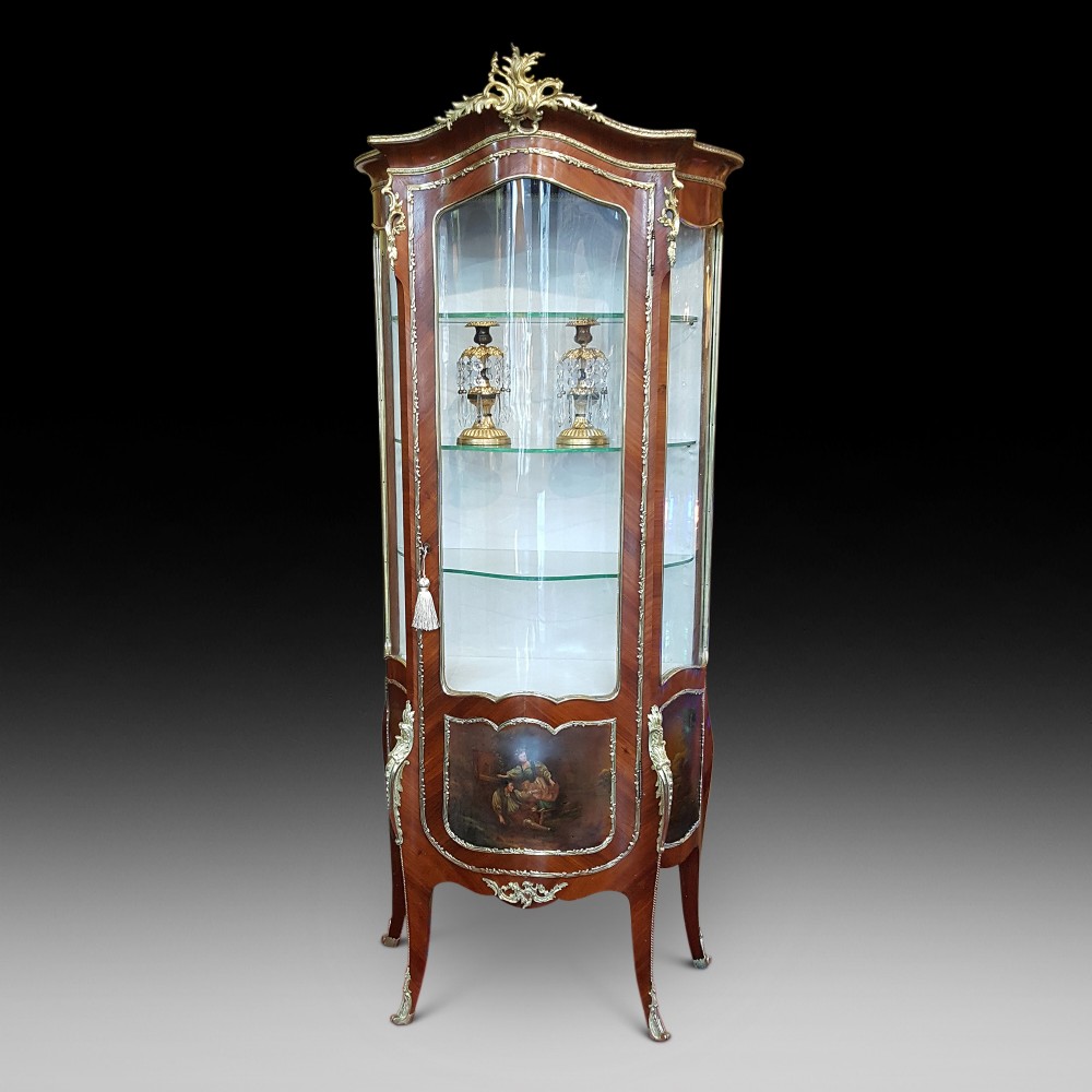 Late 19thC Vernis Martin Vitrine