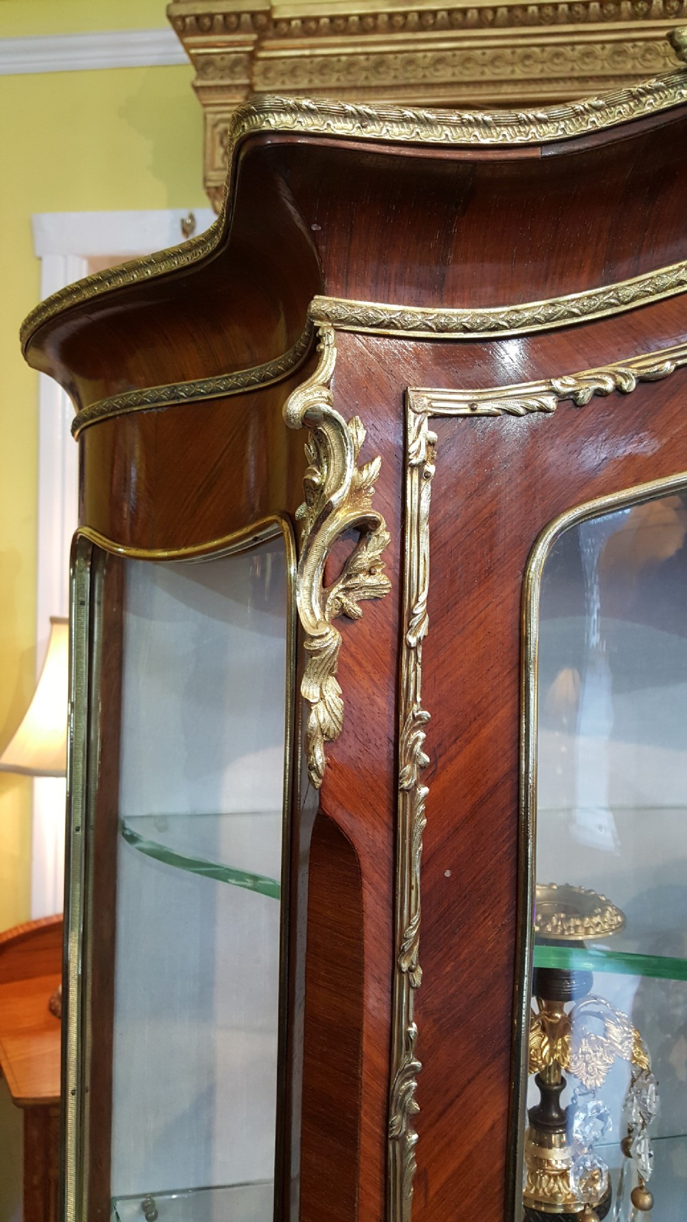 Late 19thC Vernis Martin Vitrine View III