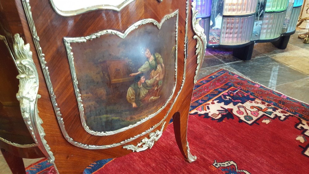 Late 19thC Vernis Martin Vitrine View IV