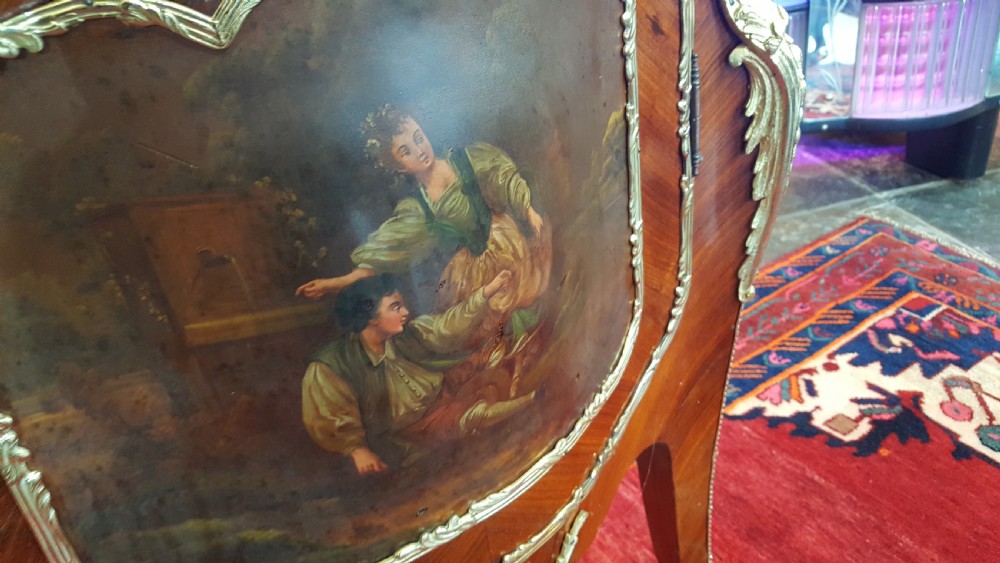 Late 19thC Vernis Martin Vitrine View VI