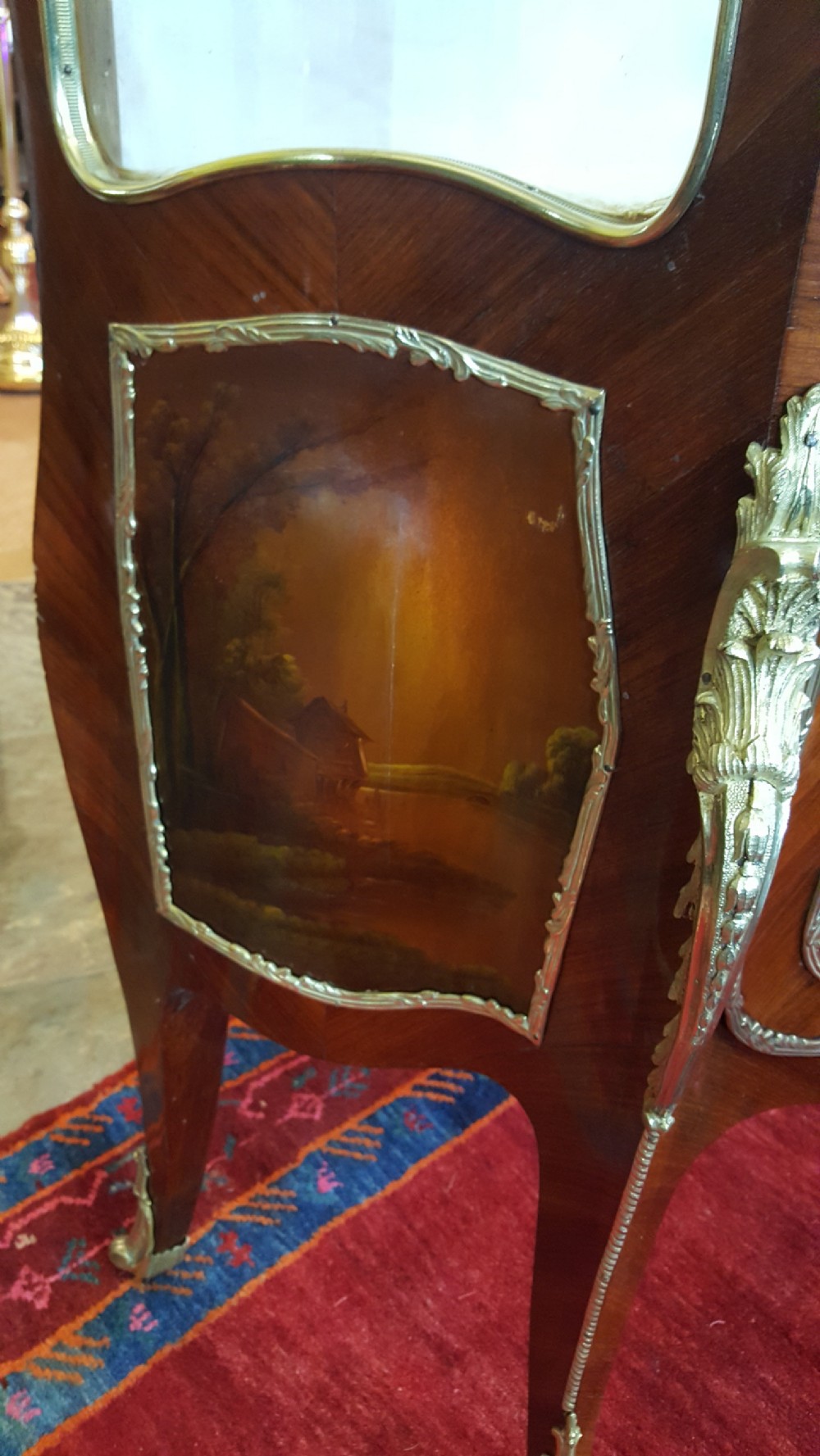 Late 19thC Vernis Martin Vitrine View VII