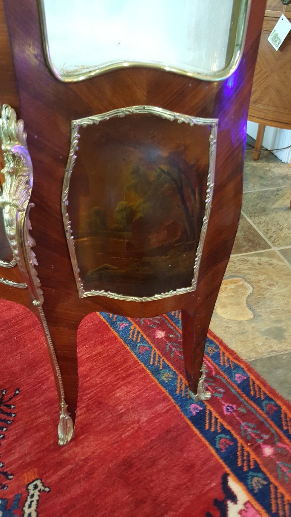 Late 19thC Vernis Martin Vitrine View VIII