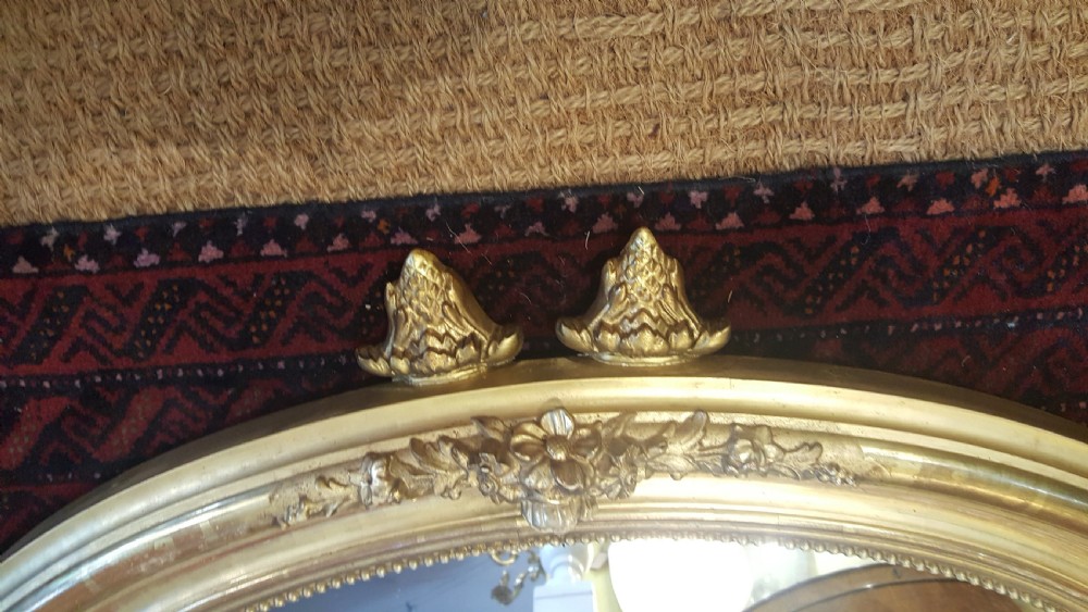  19thC Gilt Geso Framed Wall Mirror View II