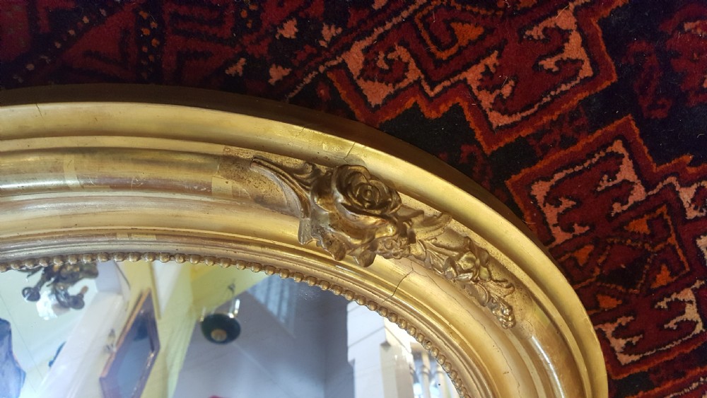  19thC Gilt Geso Framed Wall Mirror View III